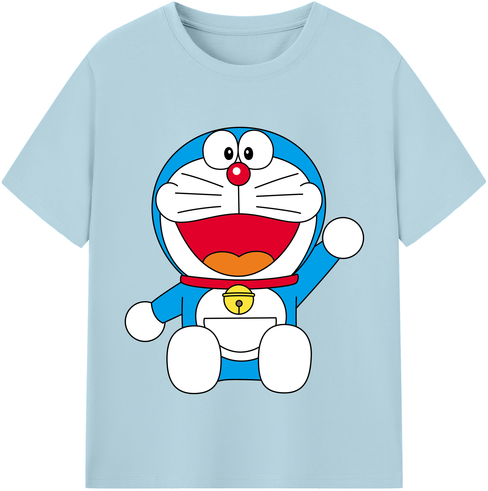 （画像用） ドラえもん Doraemon 綿100％半袖Tシャツ（フロントプリント）